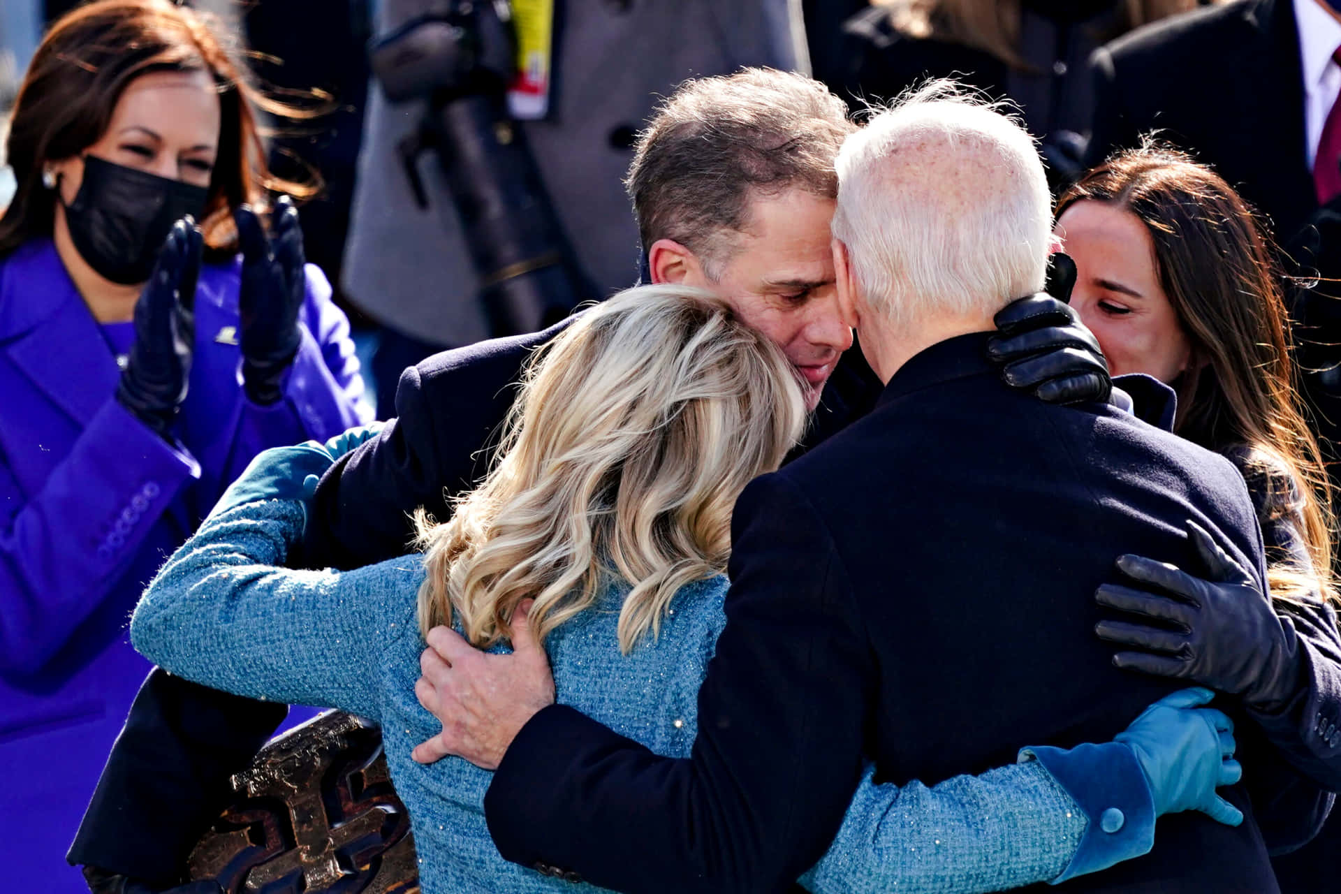 Hunter Biden Family Hug Picture