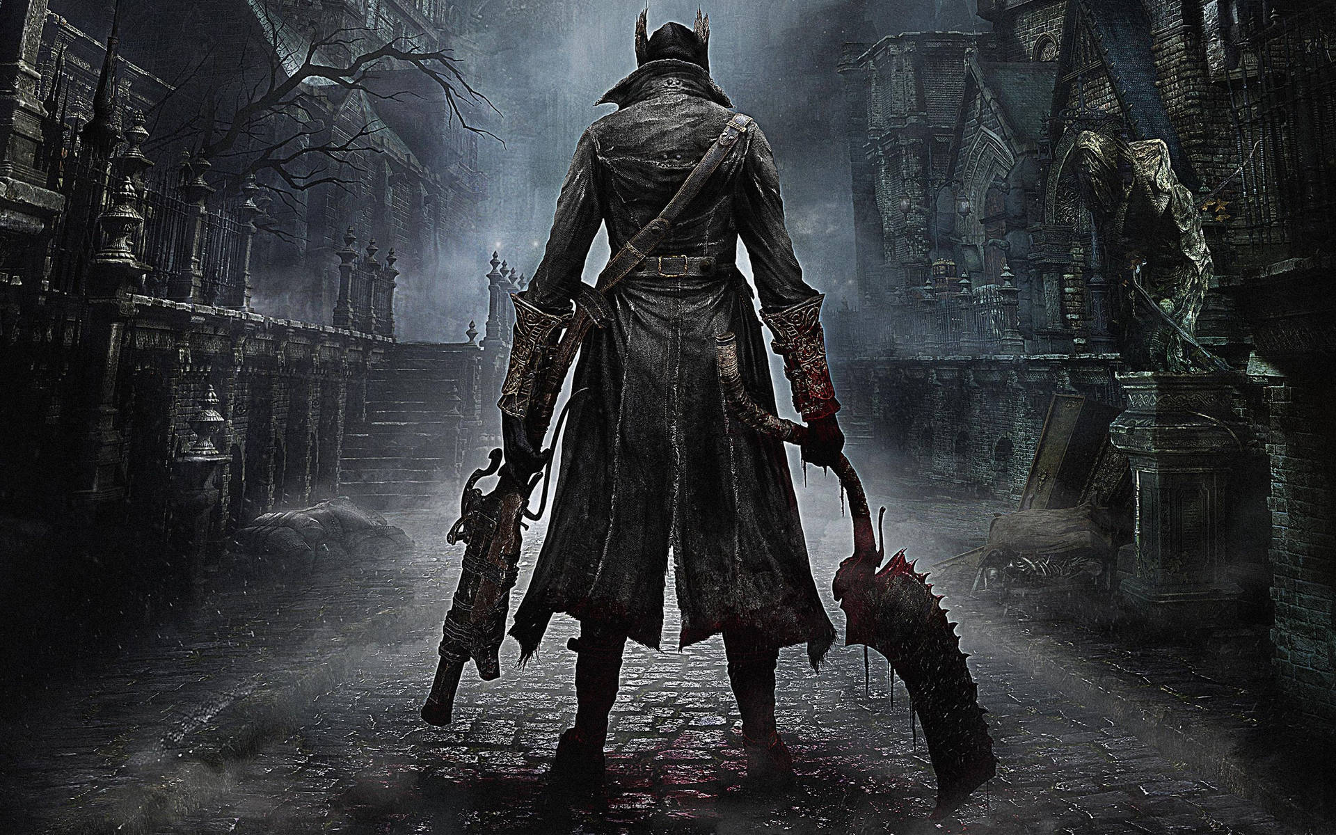 Hunter Bloodborne Action Role Playing Computer Game Wallpaper