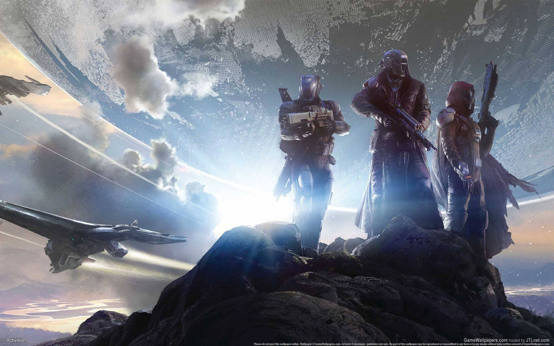 Join the Fight - Enter the World of Destiny 2 Wallpaper