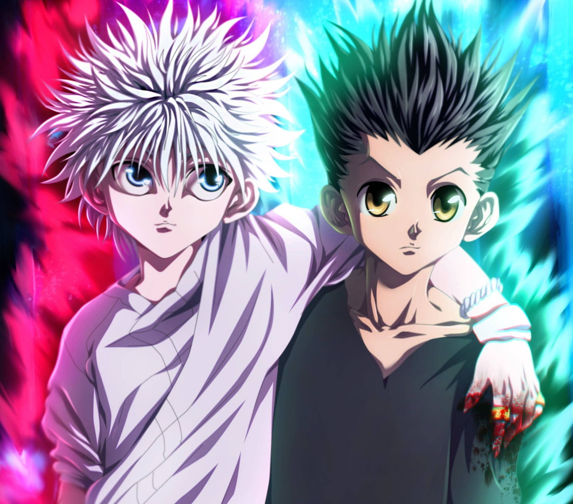 Follow Gon Freecss in his epic journey for a better tomorrow in the anime classic 'Hunter x Hunter' Wallpaper