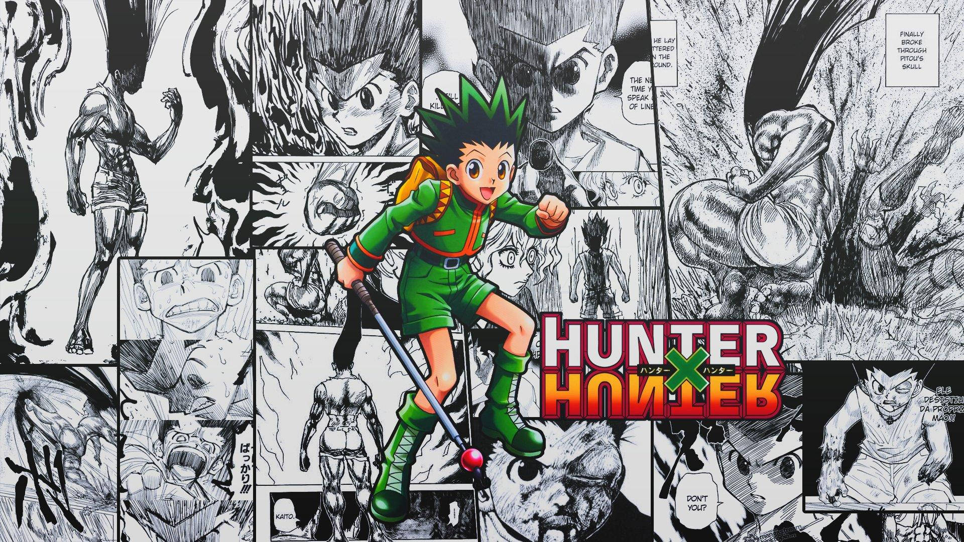 Gon Freecss on his mission for the Hunter Exam Wallpaper