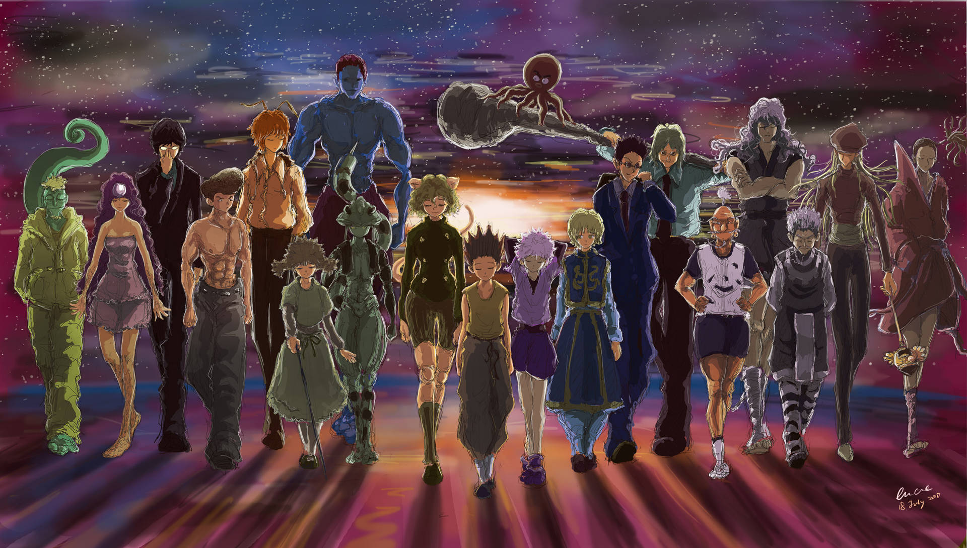 Get Lost in the Exciting World of Hunter X Hunter Wallpaper