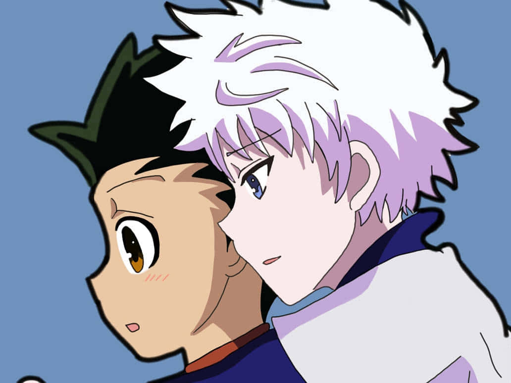 Feel the power of friendship with Hunter x Hunter Cute Wallpaper