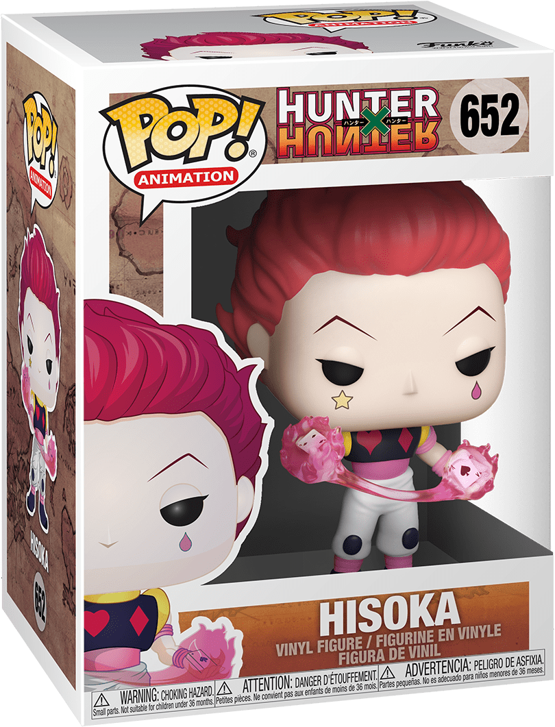 Hunter X Hunter Hisoka Funko Pop652 PNG