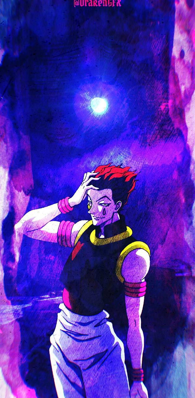 Hisoka, anime, hunter x hunter, neon, HD phone wallpaper