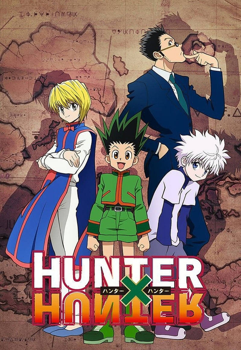 Download Classic Poster Of Hunter X Hunter Iphone Wallpaper