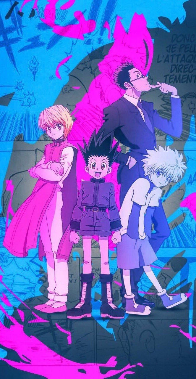 Experience the adventures of Hunter X Hunter on your Iphone. Wallpaper