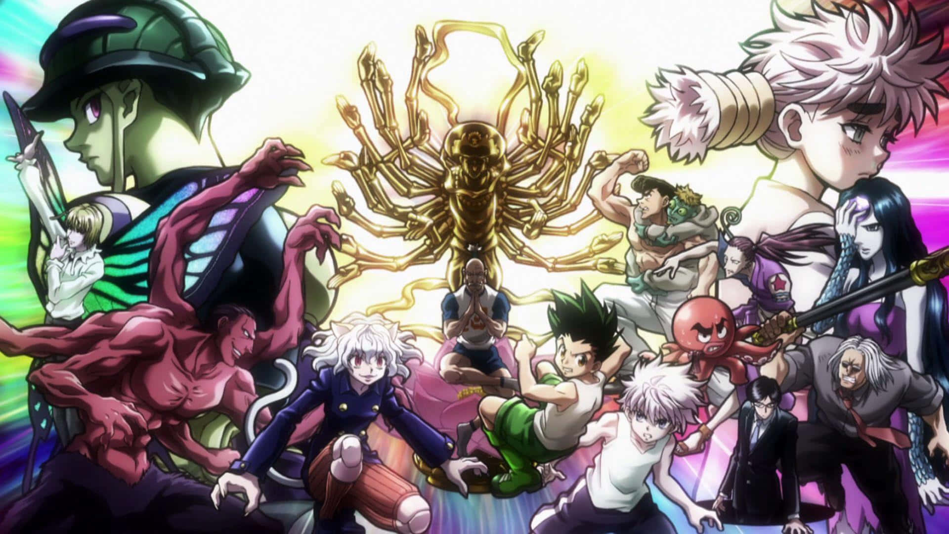 Enjoy a thrilling action with Hunter X Hunter on your laptop! Wallpaper