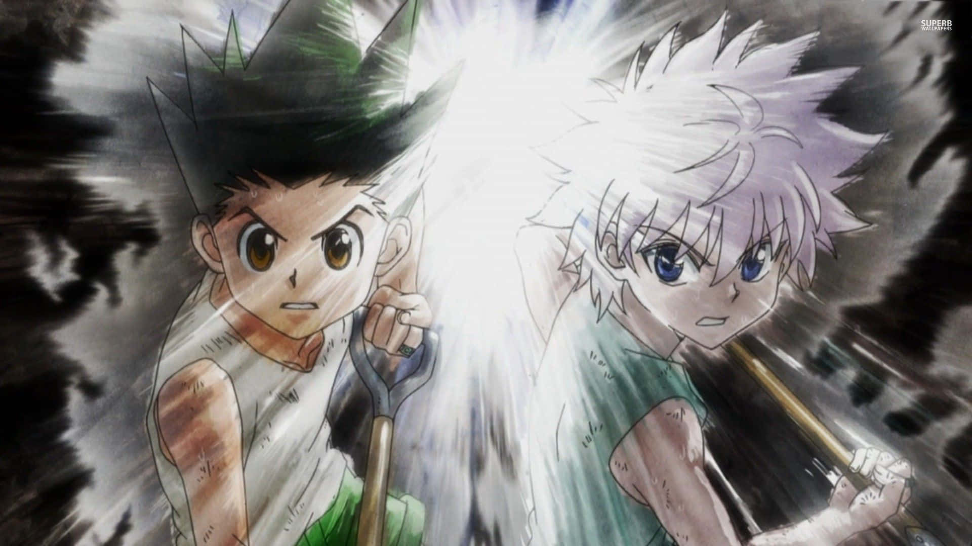 Get Ready to Experience the World of Hunter X Hunter with this Laptop Wallpaper