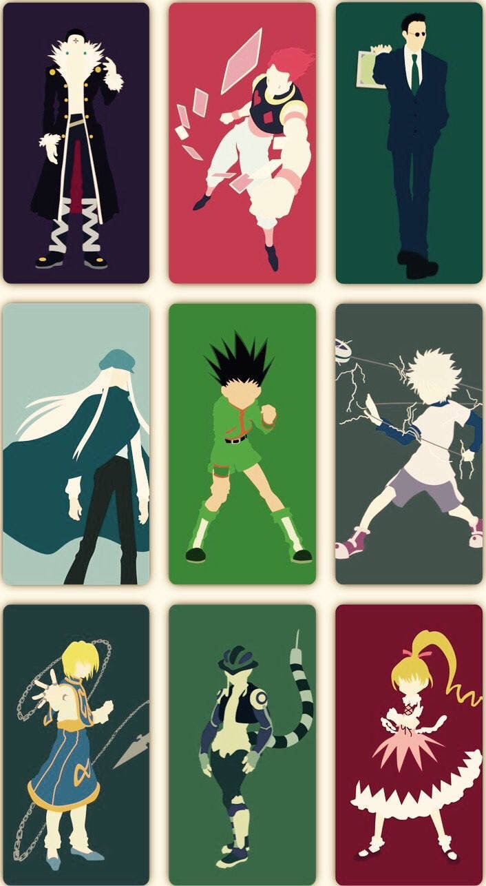 Gon,killua Och Kurapika, Huvudkaraktärerna I Den Populära Animeserien Hunter X Hunter! Wallpaper