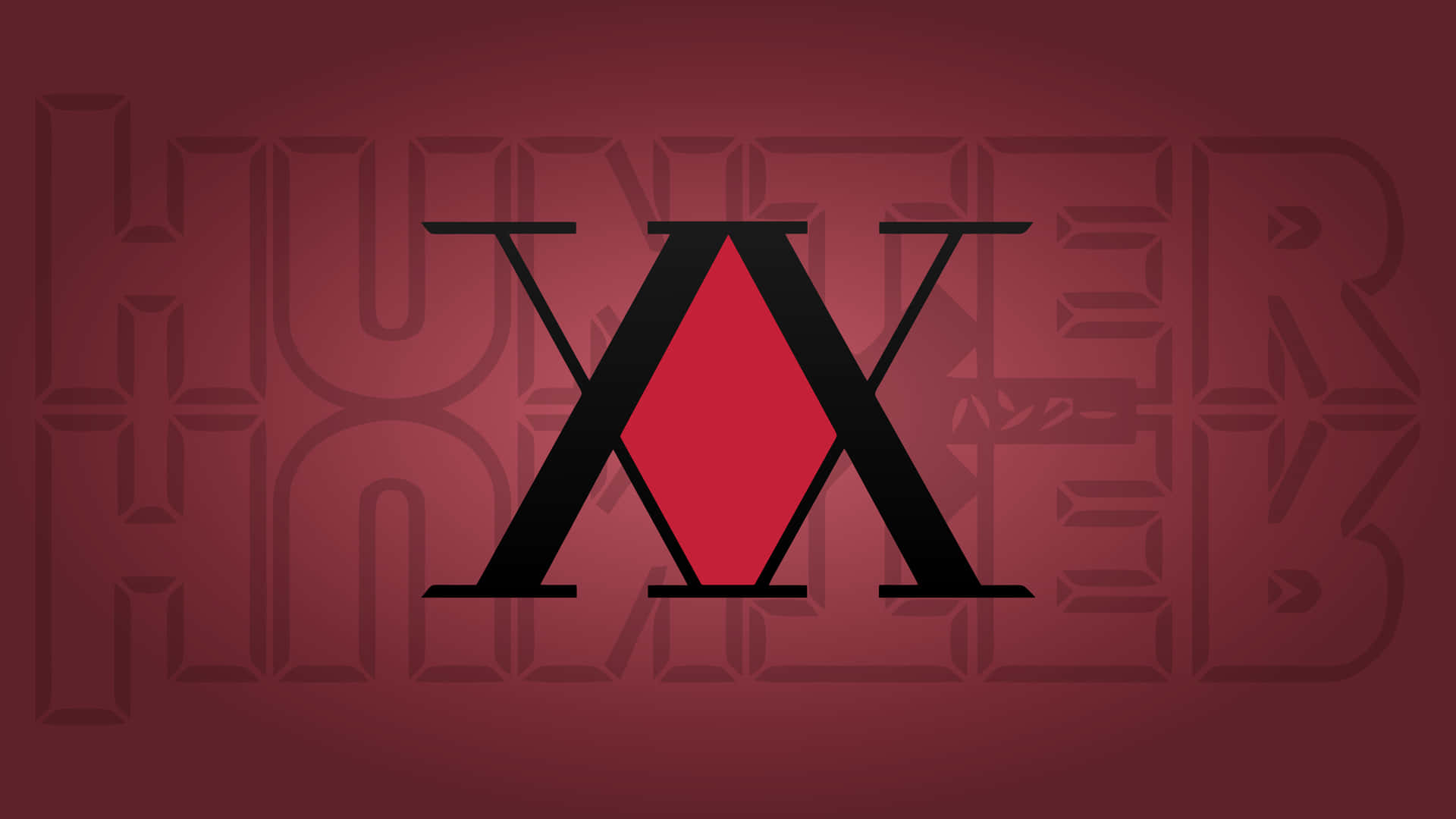 Imagendel Logo Rojo De Hunter X Hunter.