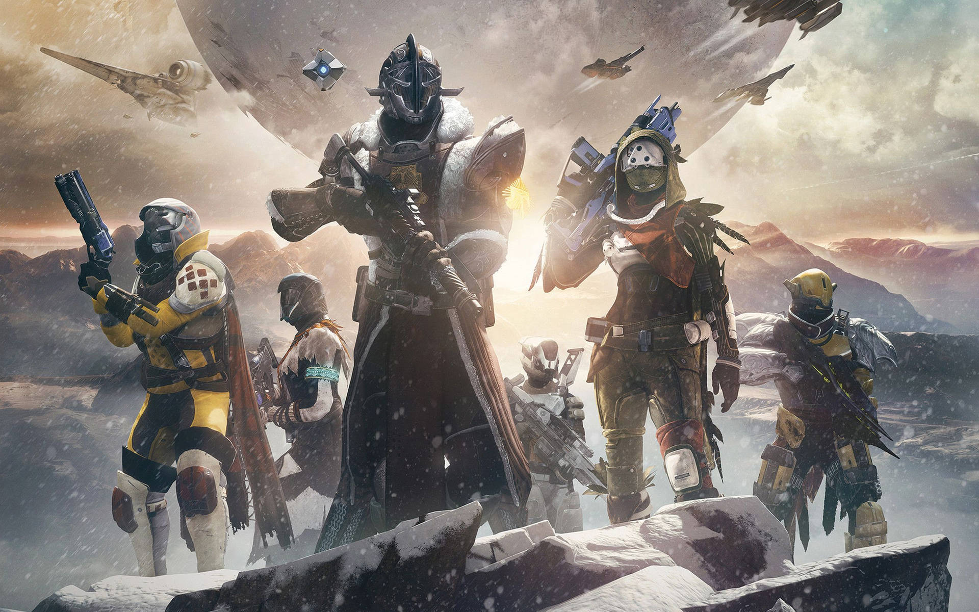 Hunters In Armour Destiny 2 Hd