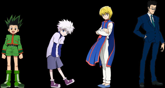 Hunterx Hunter Main Characters PNG