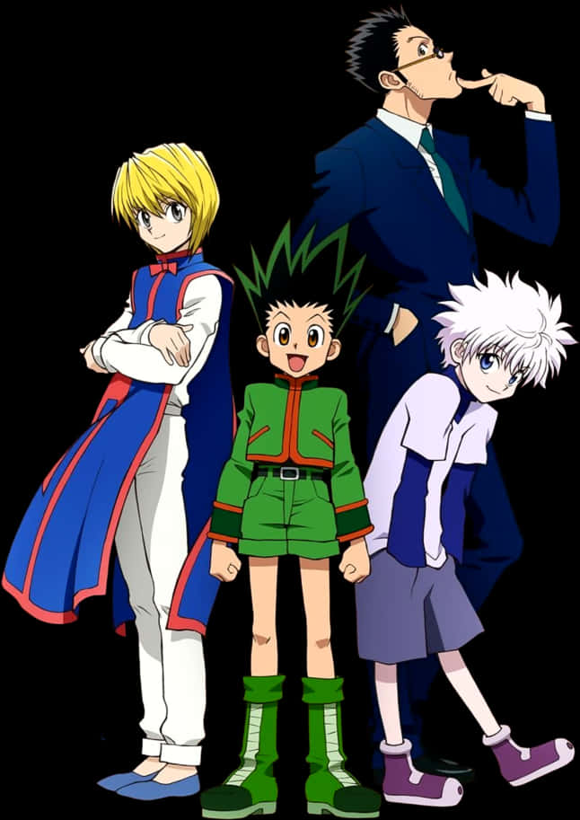 Hunterx Hunter Main Characters PNG