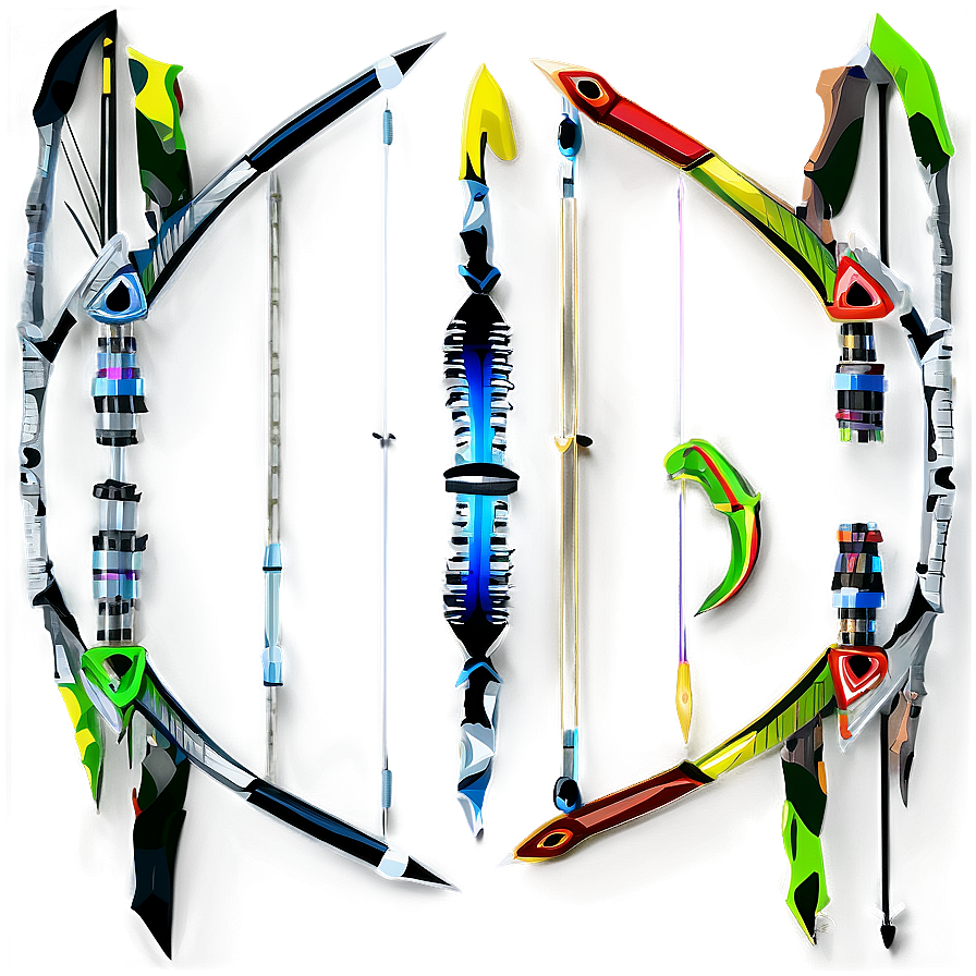 Hunting Bow And Arrow Png Xgd PNG