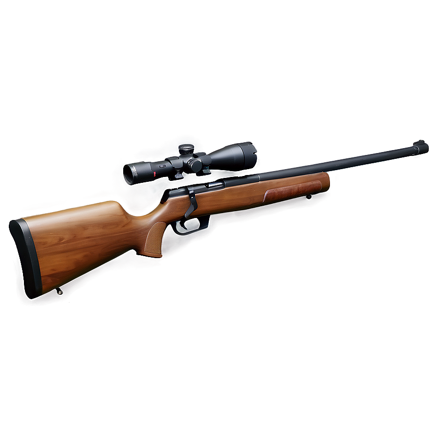 Hunting Rifle With Extended Magazine Png Qjq31 PNG