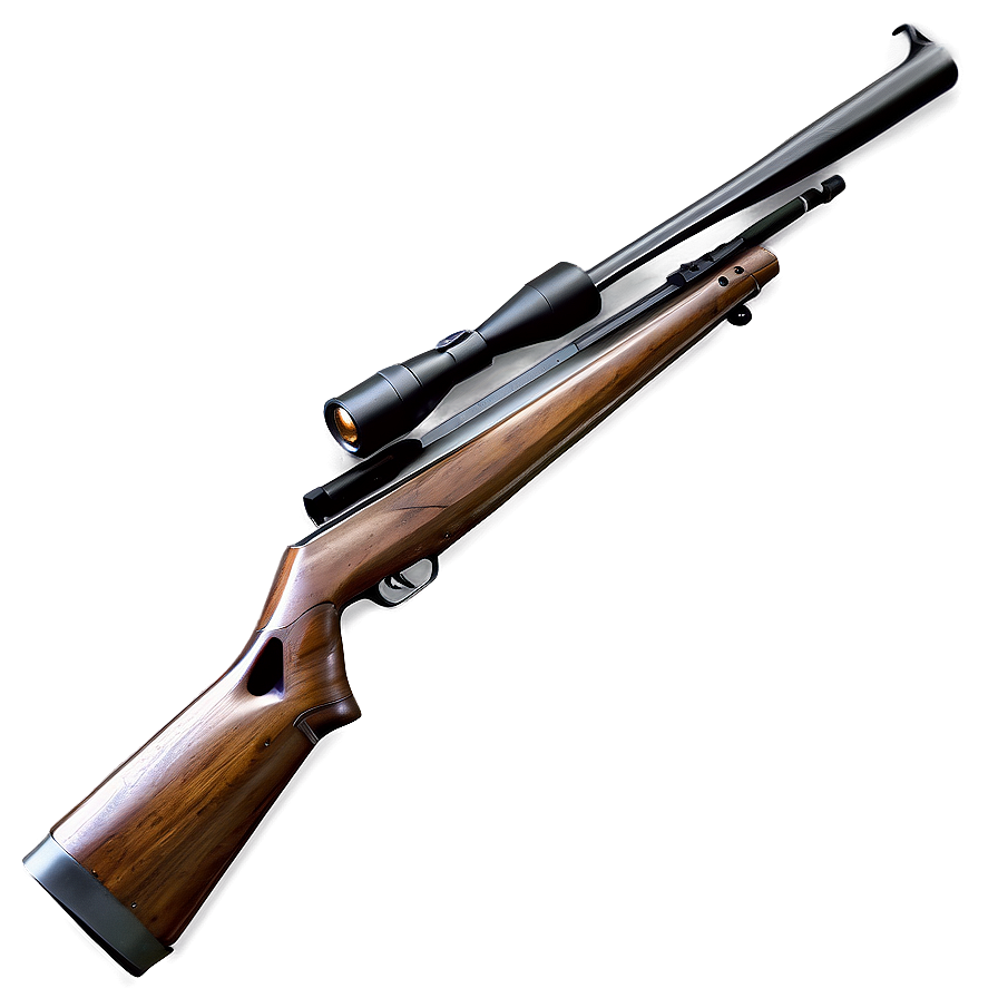 Hunting Rifle With Extended Magazine Png Tjg93 PNG