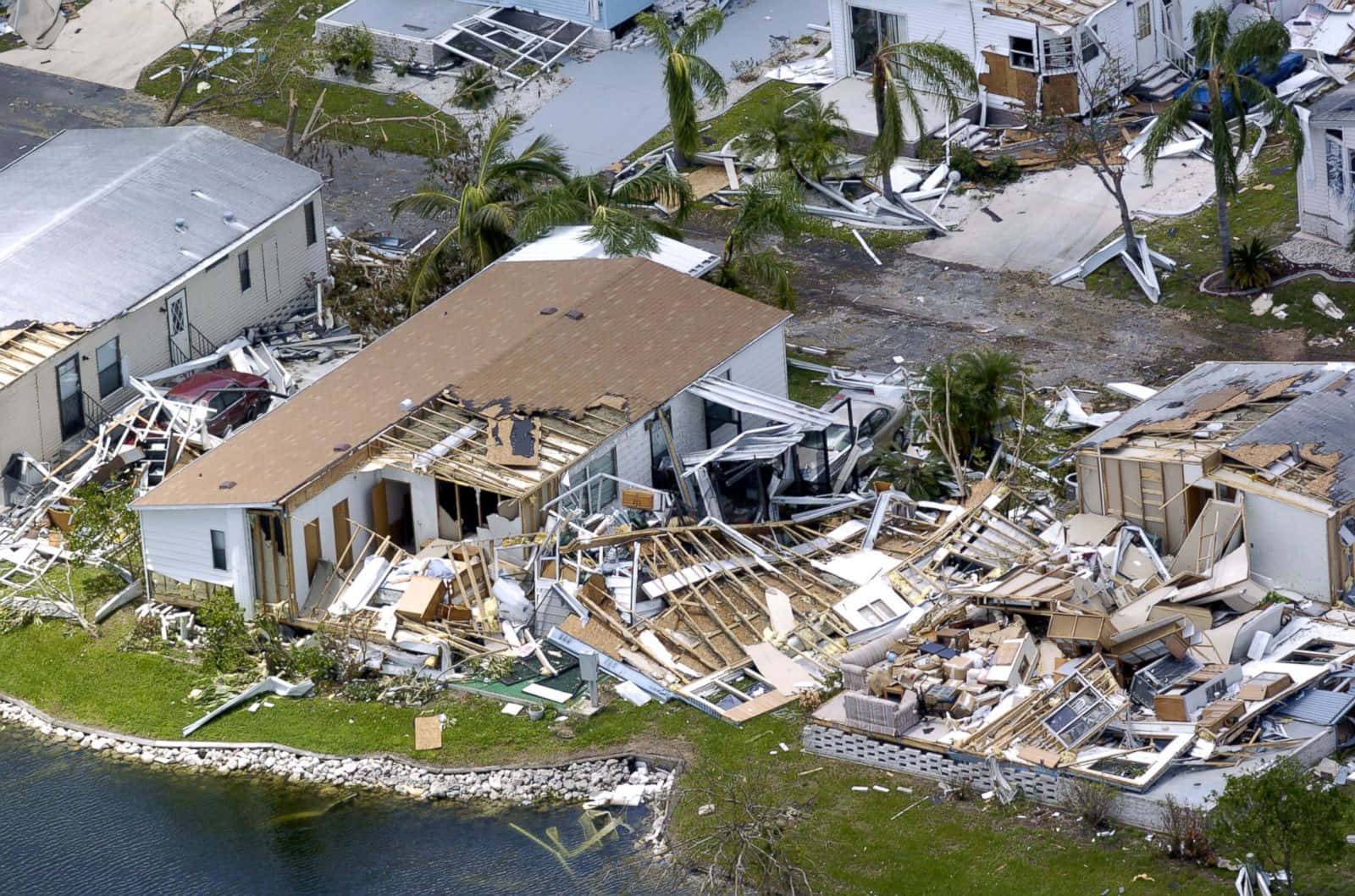 Hurricane wreaks havoc and destruction