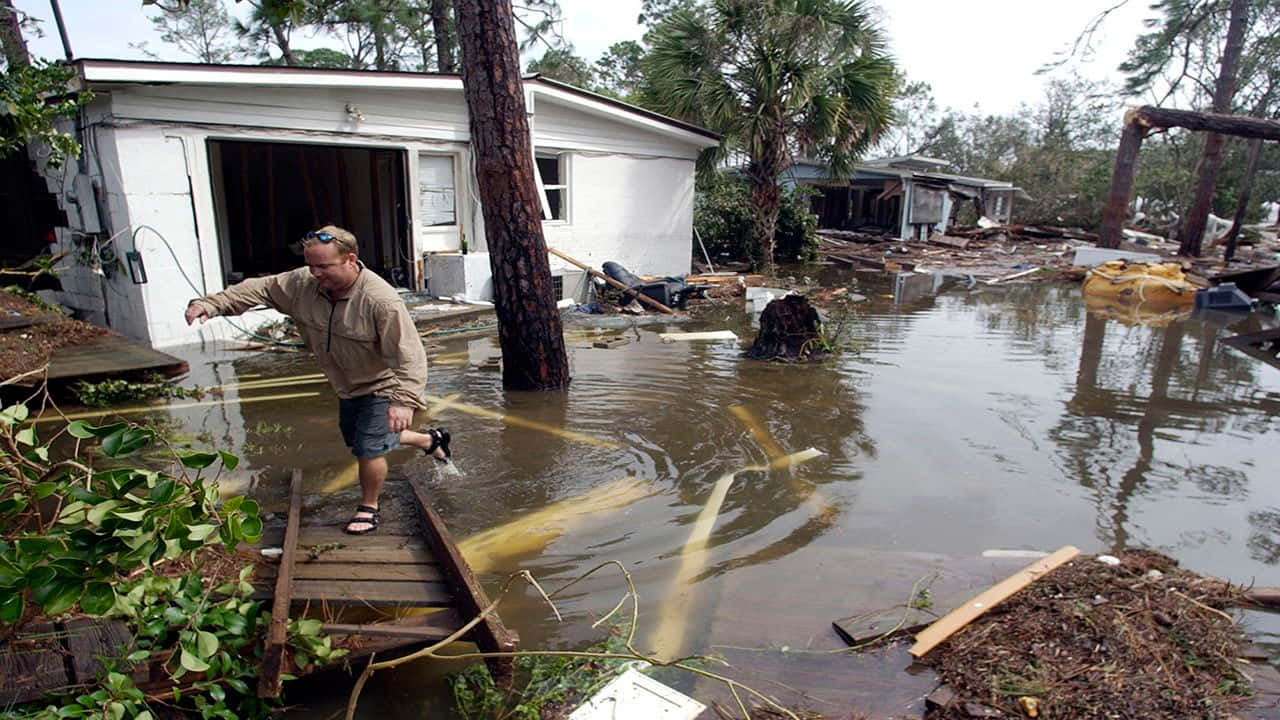 Hurricane Destroys Property on the Coast