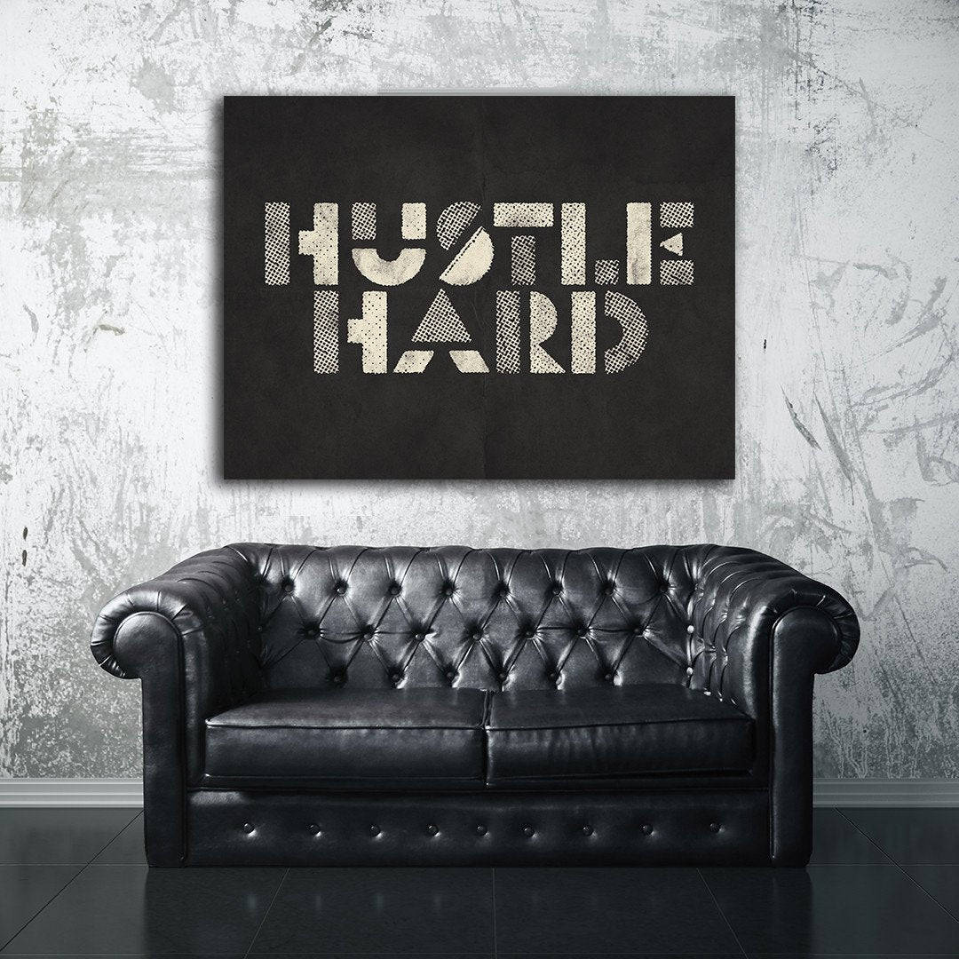 Fuel Your Grind – Hustle Hard Wallpaper