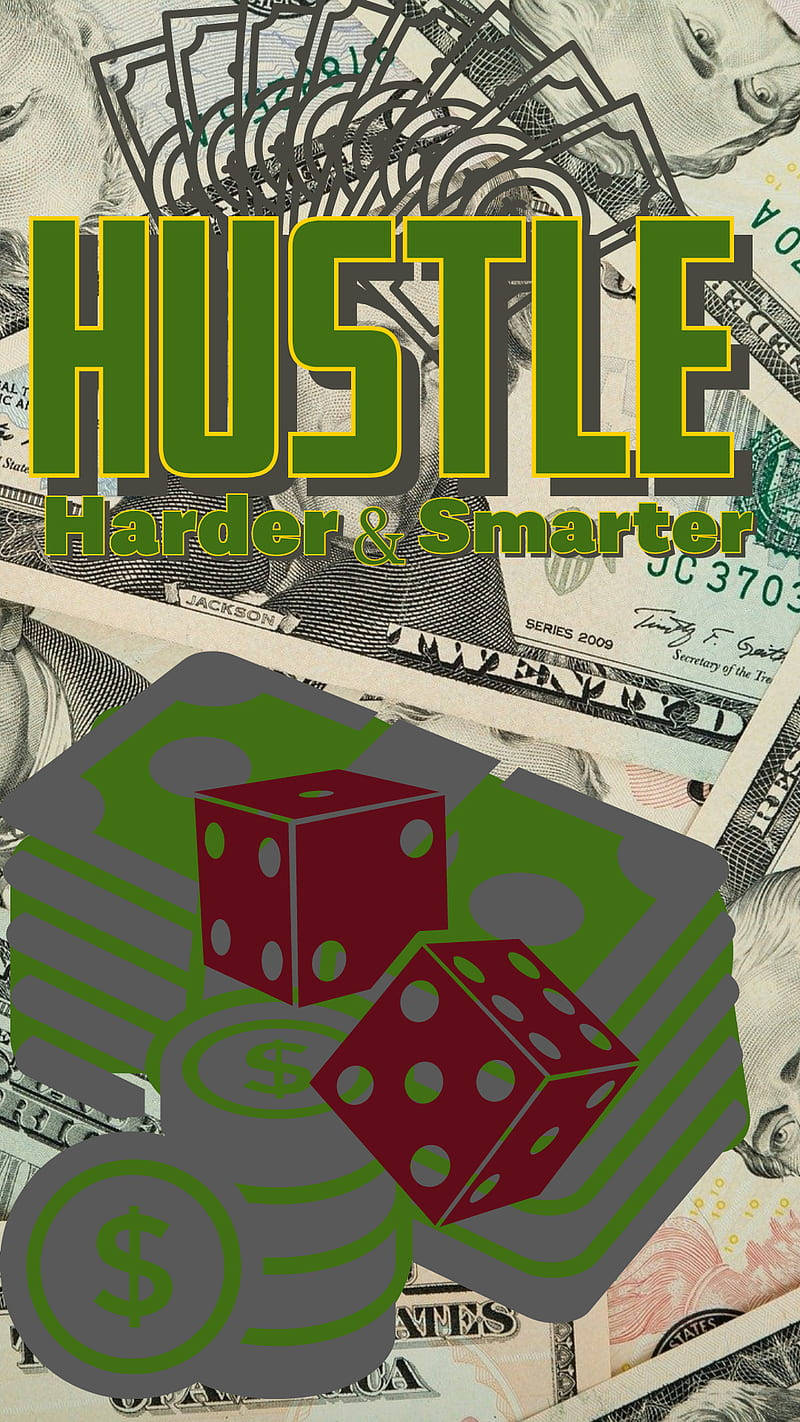 "Hustle Hard to Achieve Your Dreams" Wallpaper