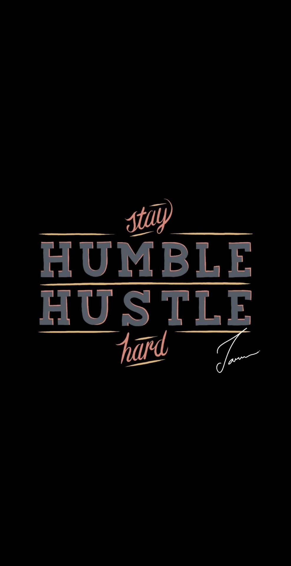 Work Hard Stay Humble' Motivational Wallpaper Mural | Hovia