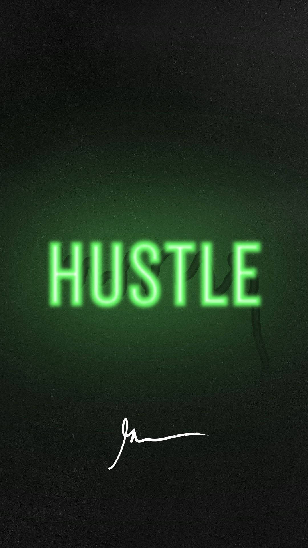 Hustle Plain Green Wallpaper