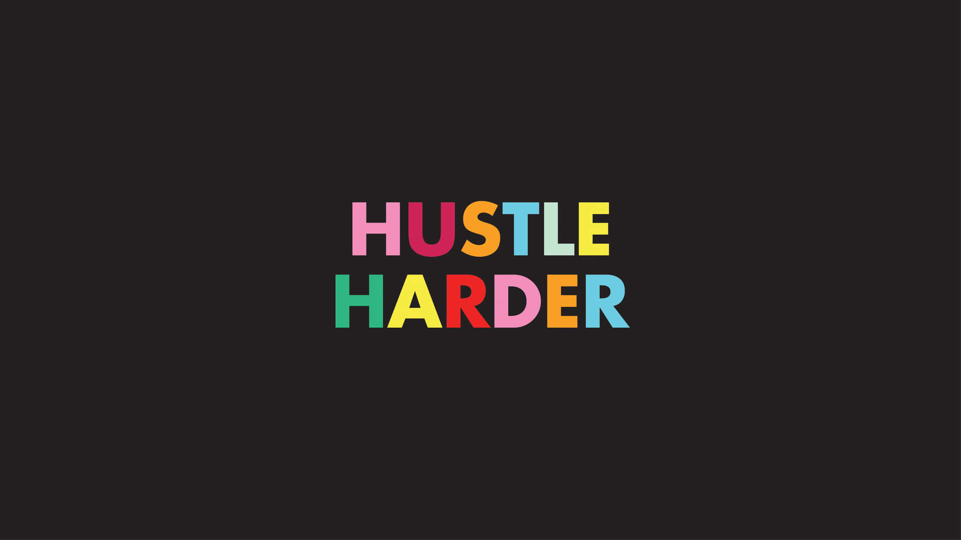 Føl kraften i Hustler's ikoniske branding. Wallpaper