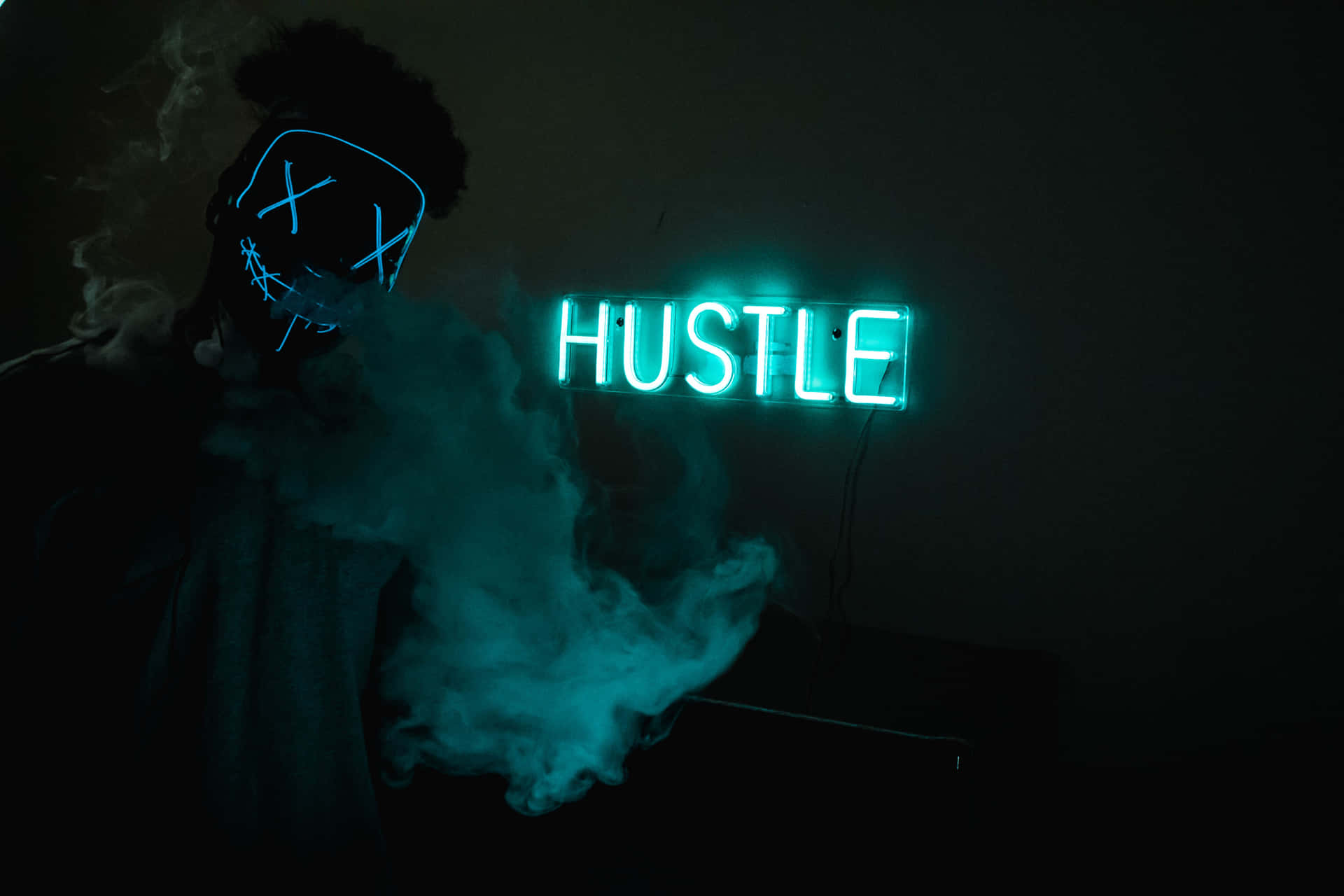 Premium Vector | A black background with the words never give up hustle  harder.