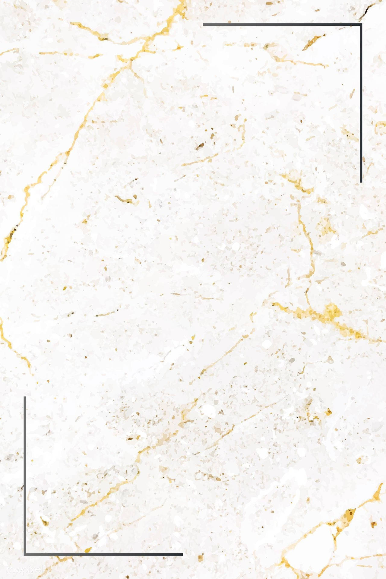 Hvid Marmor Guld Linjer Wallpaper