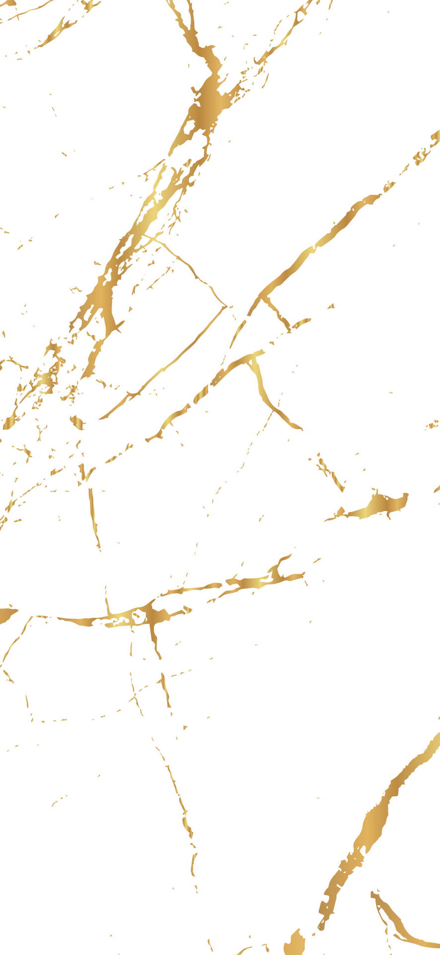 Hvid Og Guld Marmor Iphone Wallpaper