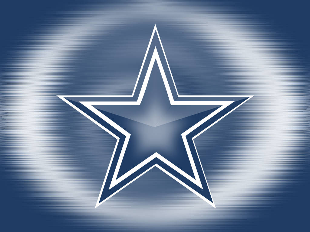 Hvid Ring Dallas Cowboys Logo Wallpaper