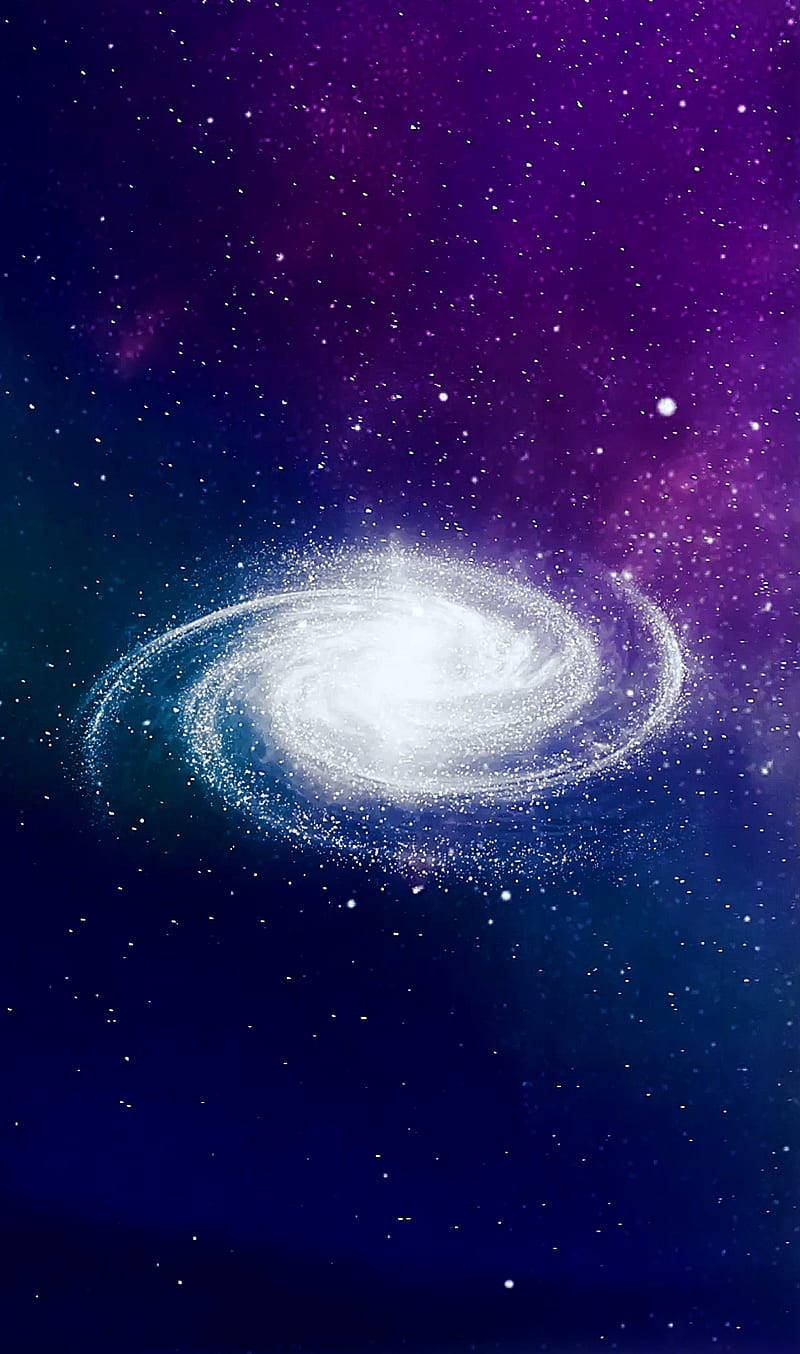 Hvid Spiral Galaxy Live Wallpaper