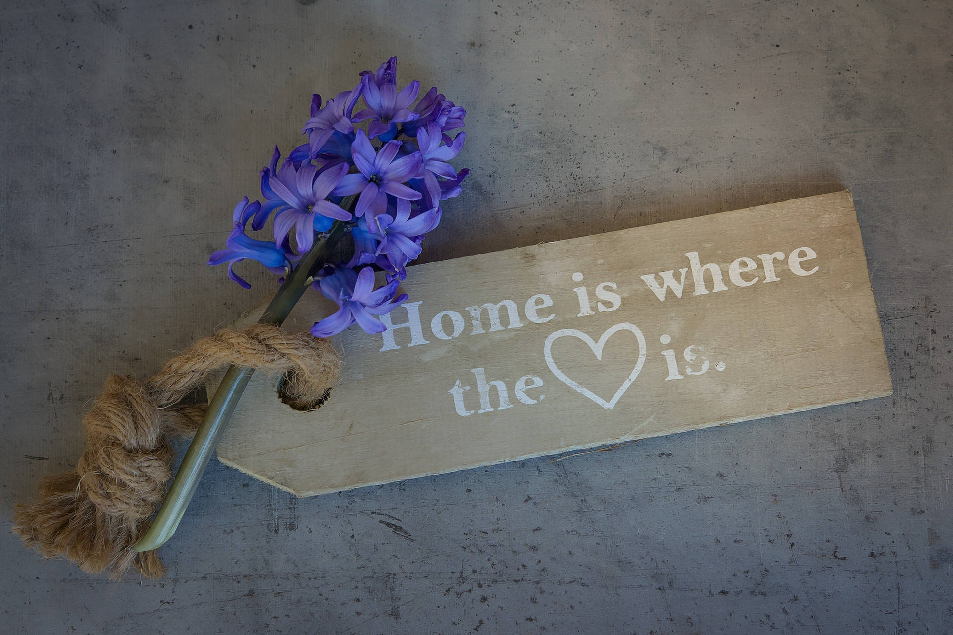 Hyacinth Home Plaque