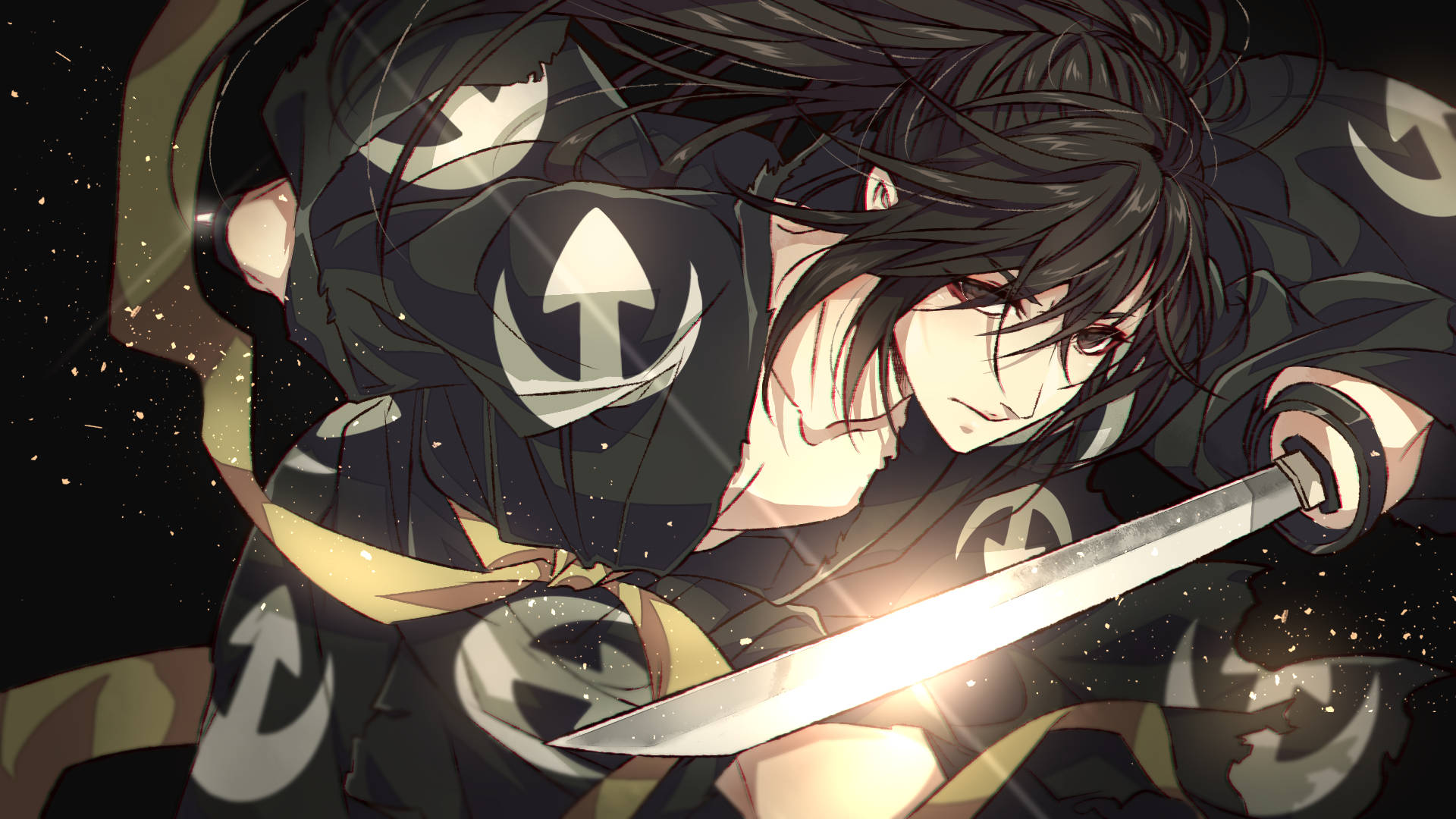 Hyakkimaru With Sword Dororo Background