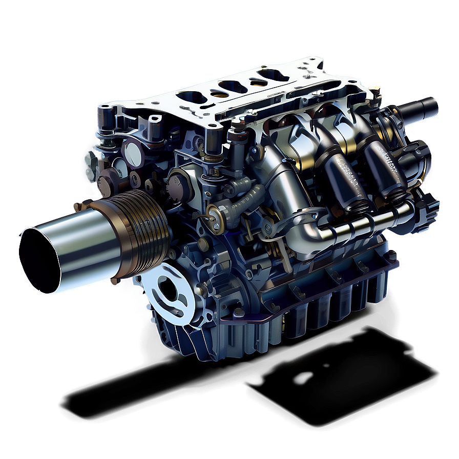 Hybrid Electric Car Engine Diagram Png 06132024 PNG