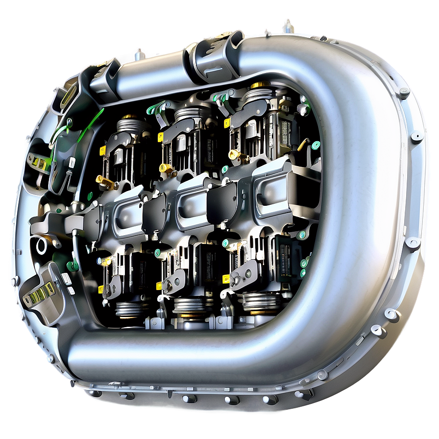 Hybrid Electric Car Engine Diagram Png 06132024 PNG