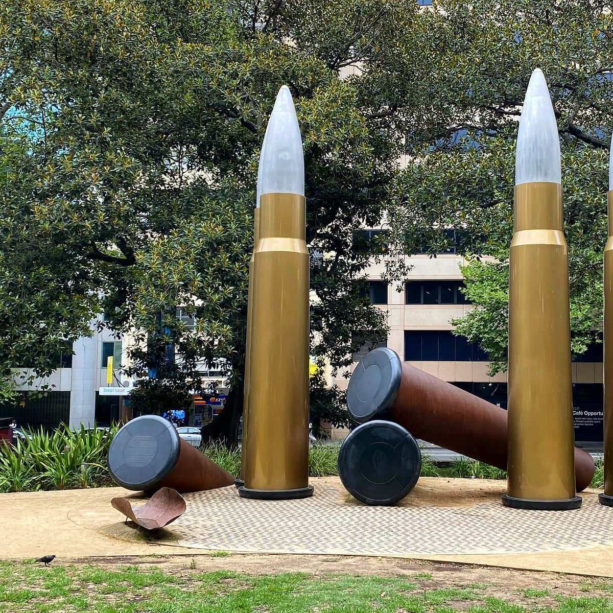 Hyde Park Sydney Bullet Art Installation Wallpaper
