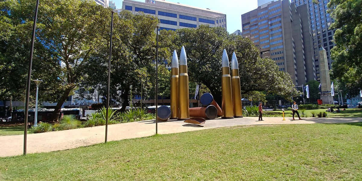 Hyde Park Sydney Bullet Monument Wallpaper