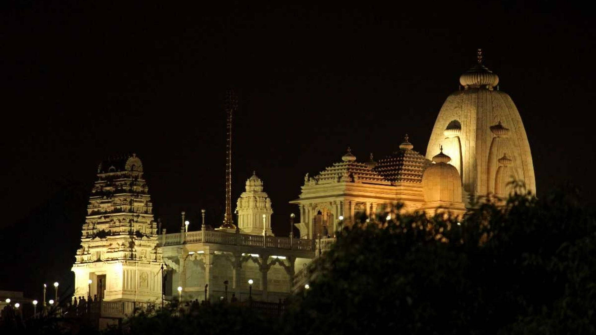 Hyderabad Birla At Night