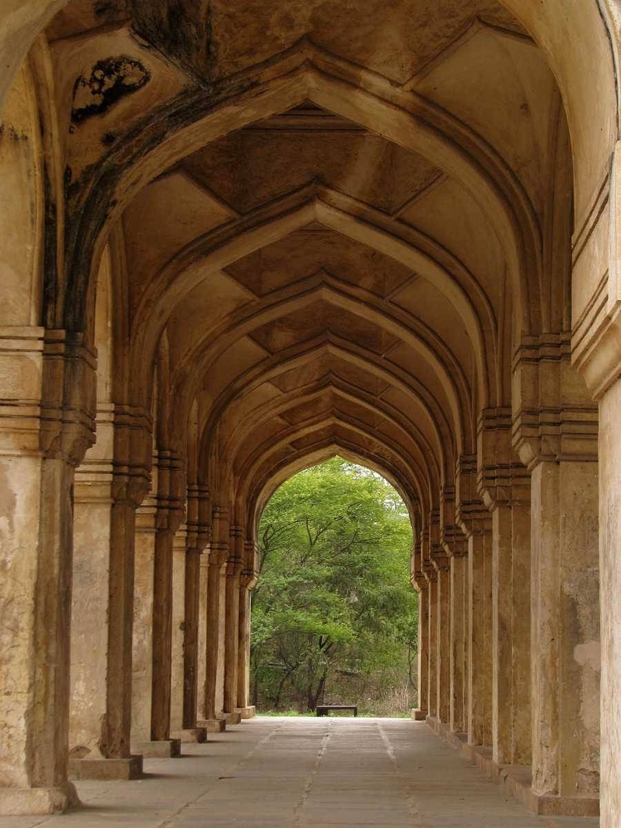 Hyderabad Qutub Mosque Archways