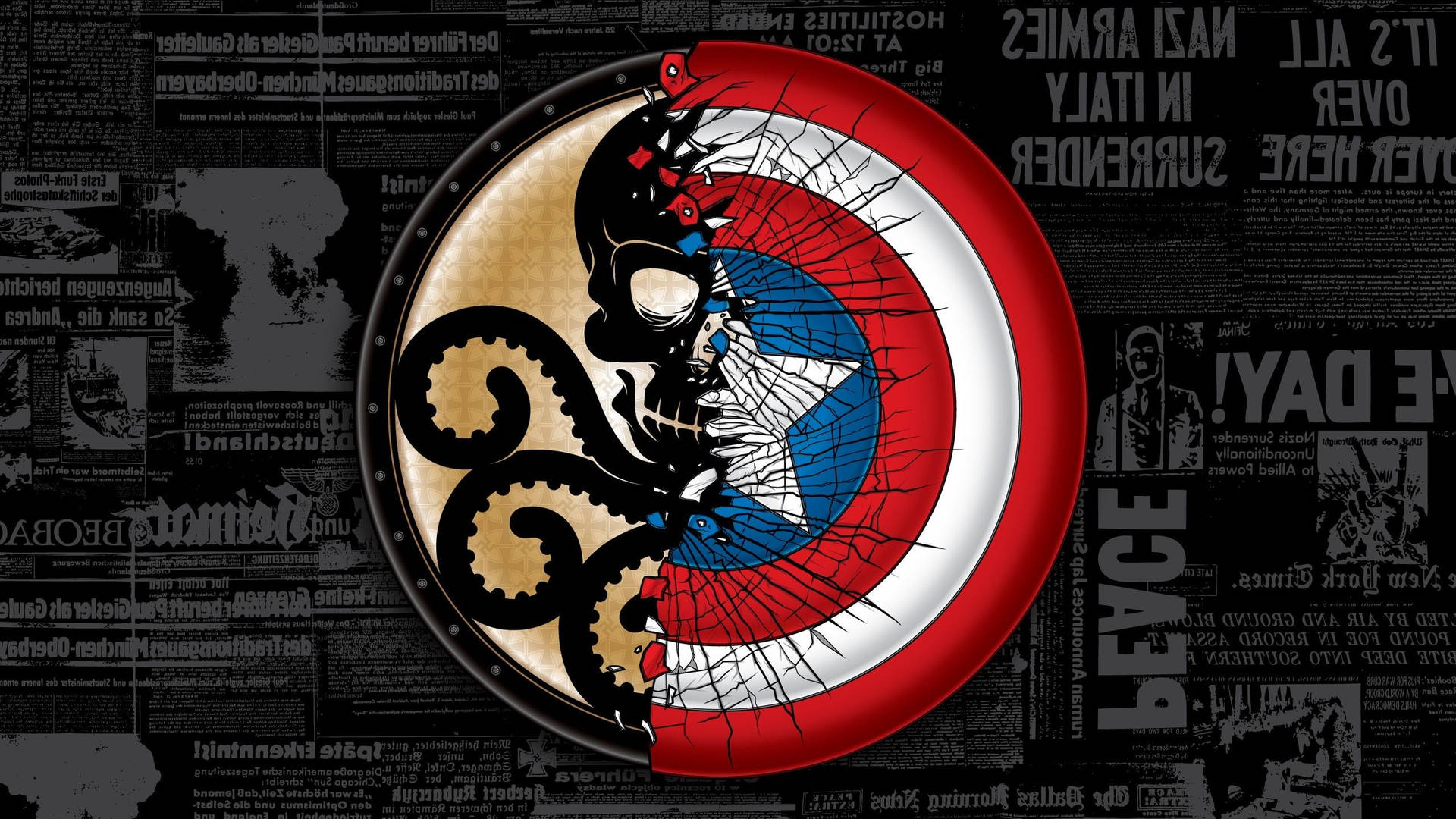 Hydra Captain America Laptop Background