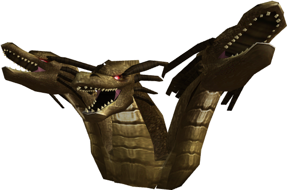 Hydra Headed Dragon Roblox Asset PNG