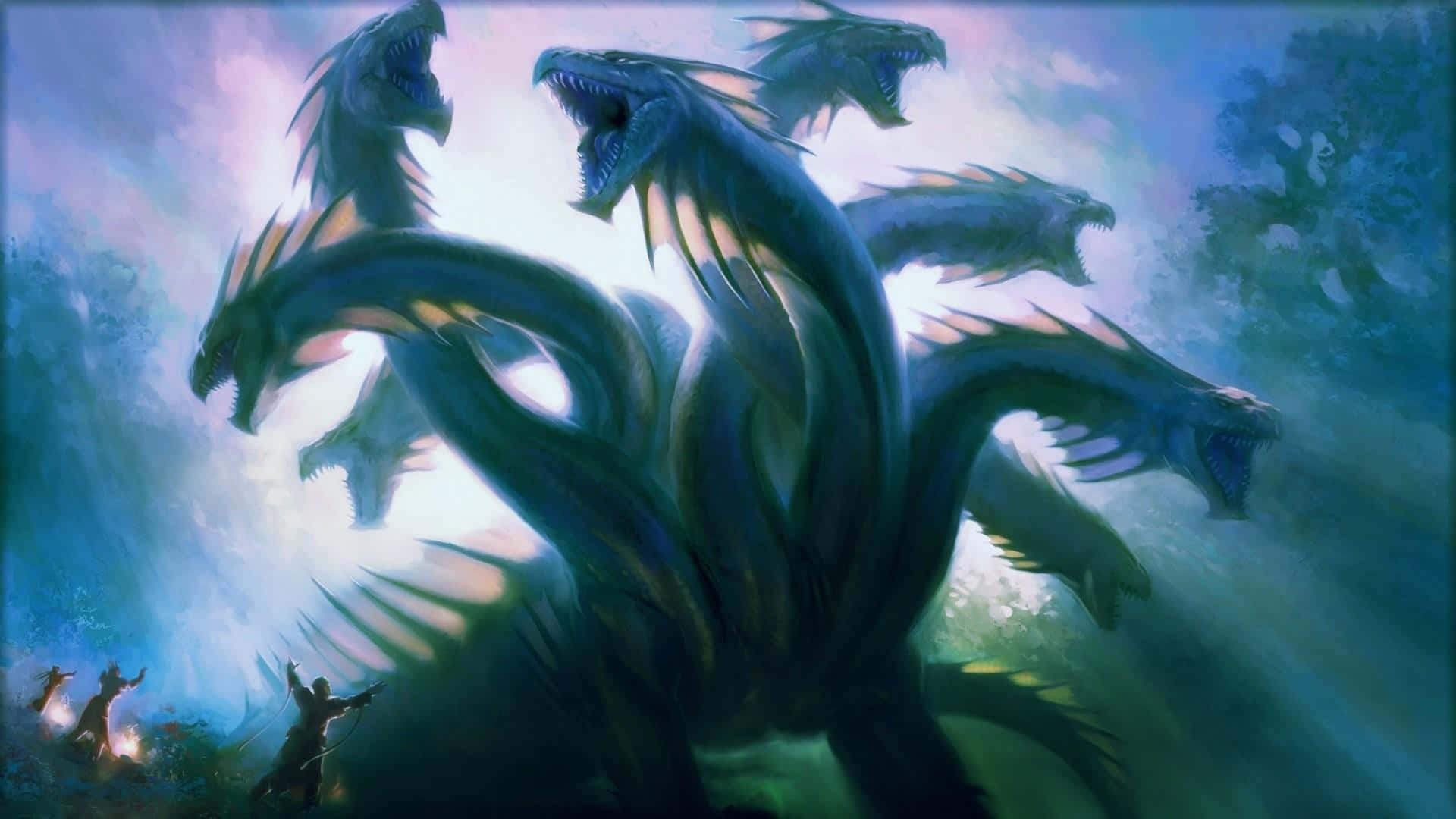 Hydra_ Mystical_ Multiheaded_ Dragon Wallpaper