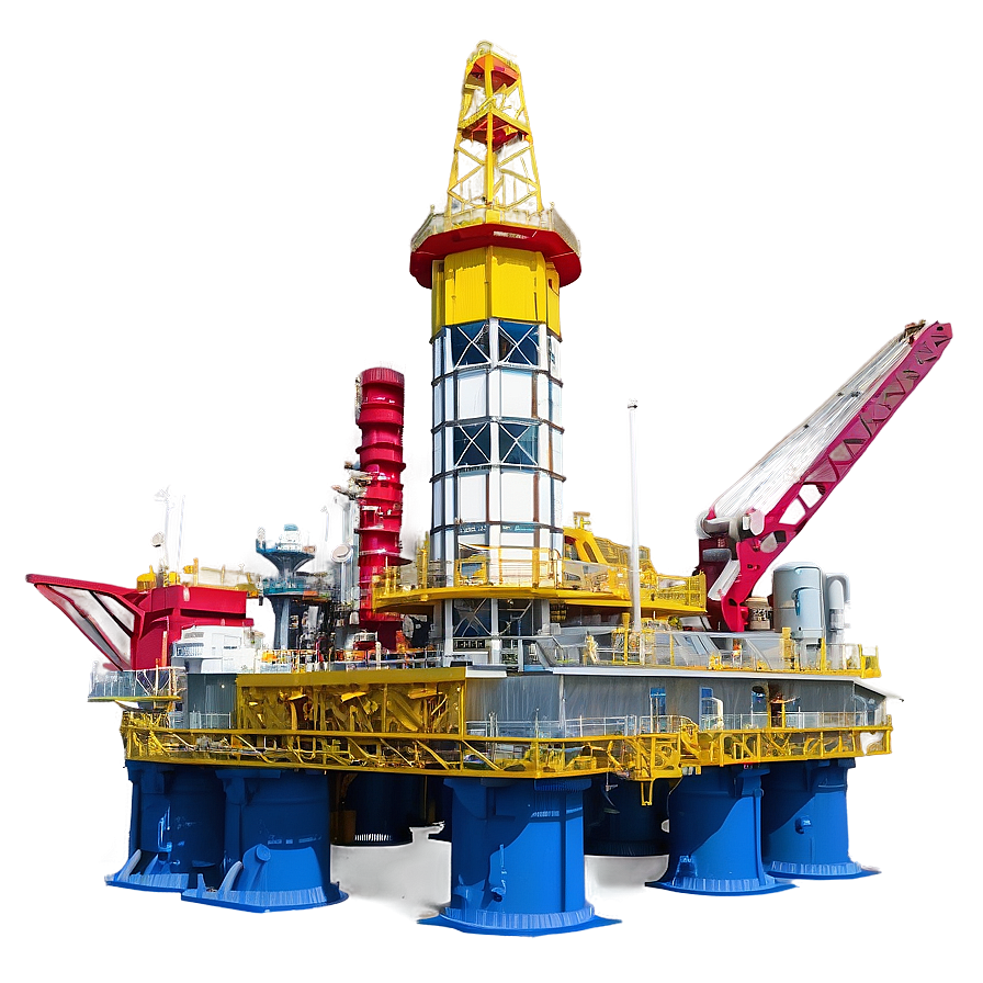 Hydrocarbon Exploration Rig Png Rbb PNG