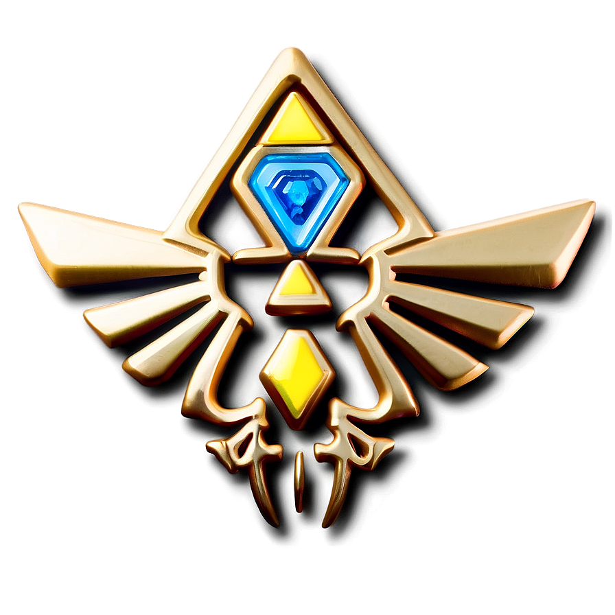 Download Hylian Triforce Badge Png 29 | Wallpapers.com