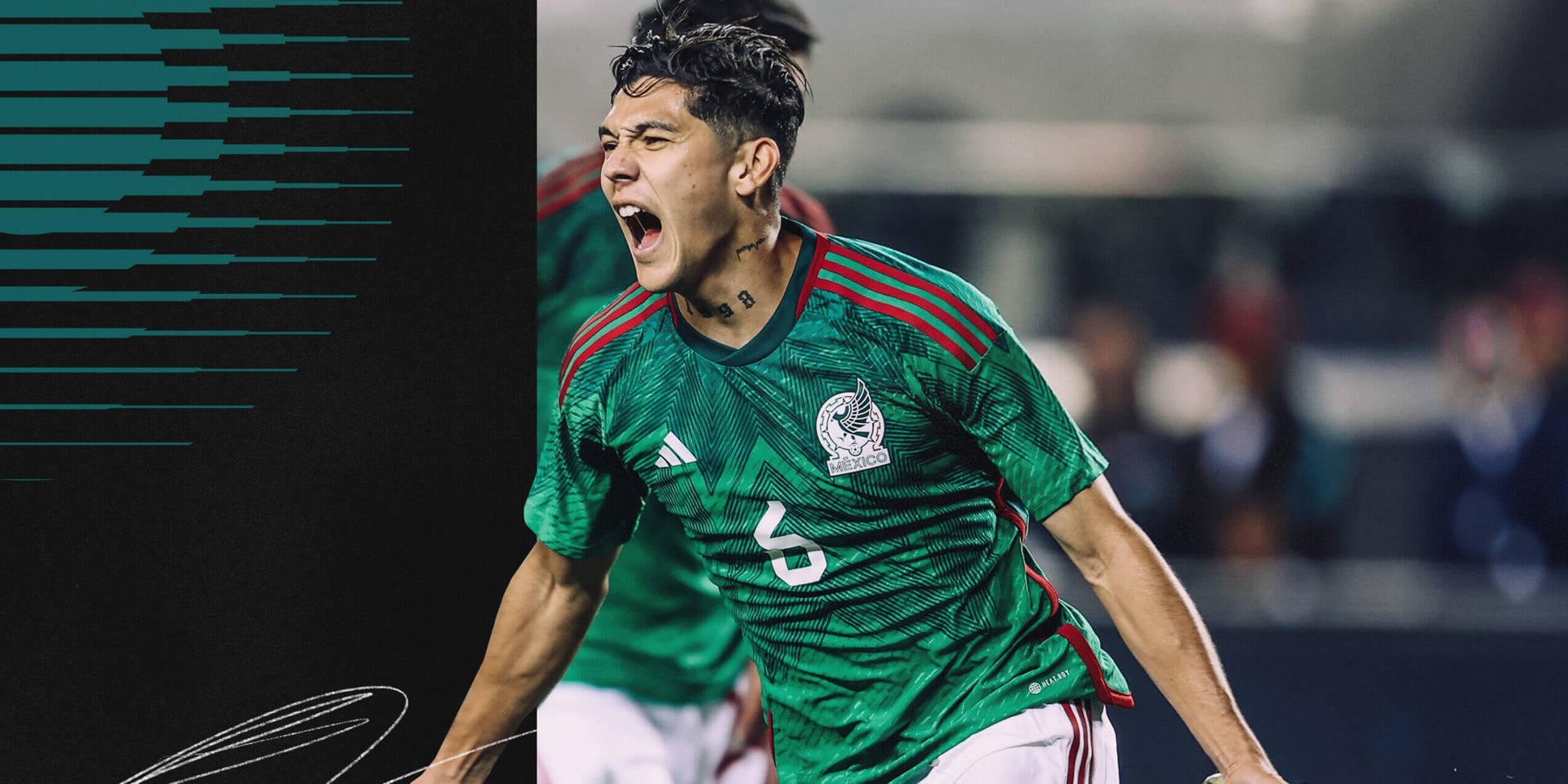 Hype Cesar Montes Mexico National Football Team Wallpaper