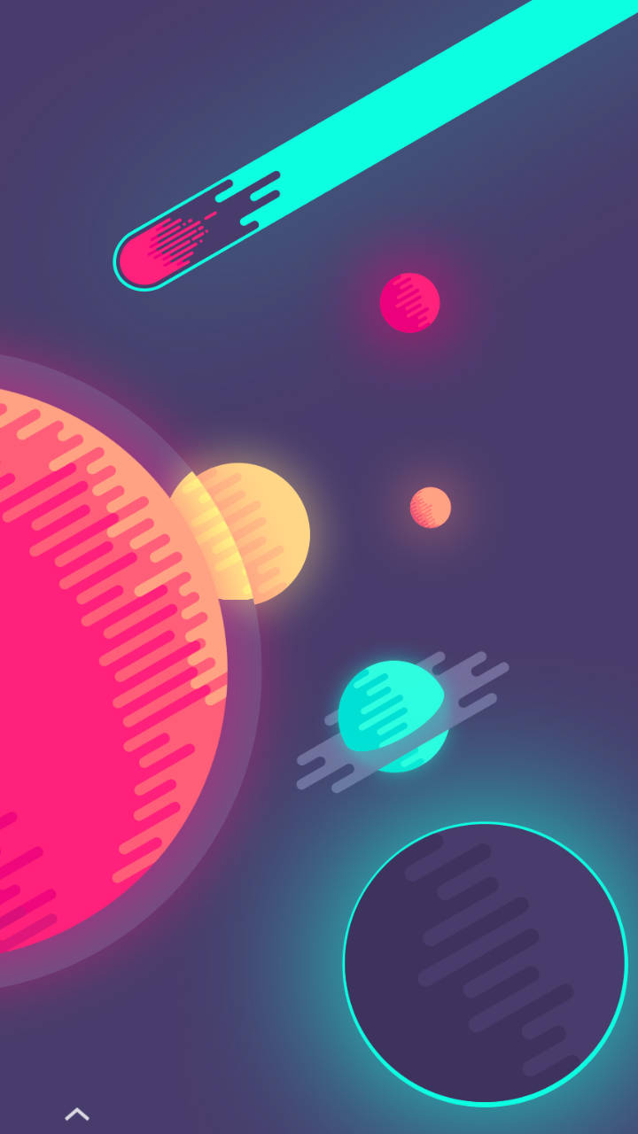 Hype Space: Lever et liv fyldt med farver. Wallpaper