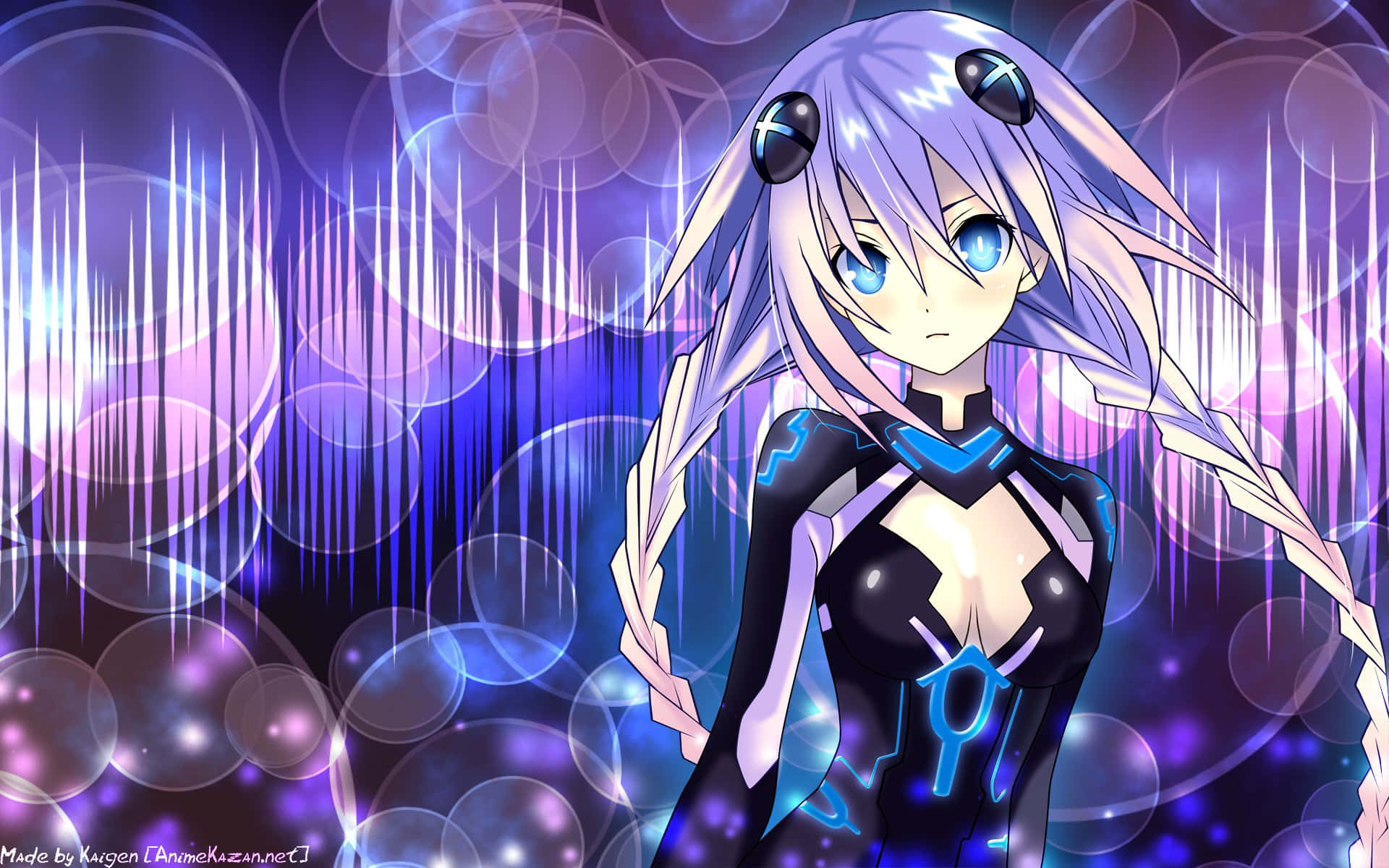The cast of one of the most popular RPGs, Hyperdimension Neptunia. Wallpaper