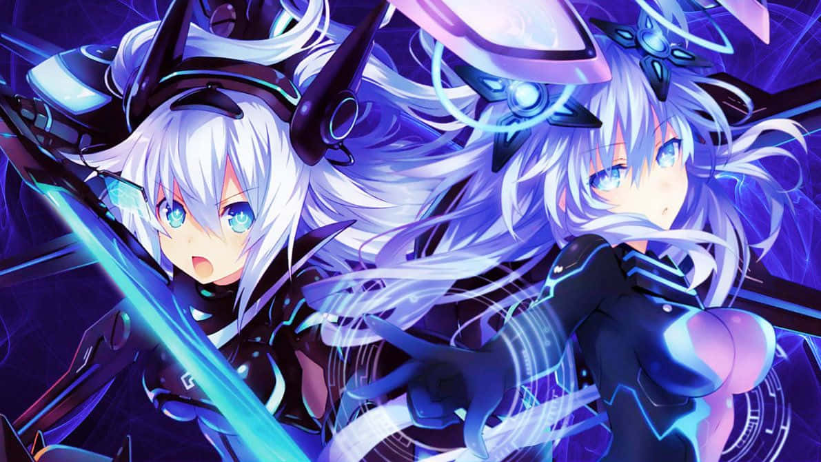 "Welcome to the world of Hyperdimension Neptunia, where gaming takes on a whole new dimension!" Wallpaper